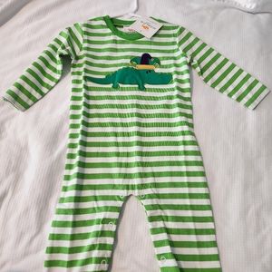 Mardi Gras Gator Romper - Stitchy Fish
